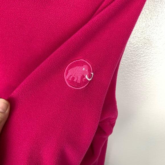 Mammut | Pink 1/2 Zip Fleece Pullover Jacket - Picture 4 of 8